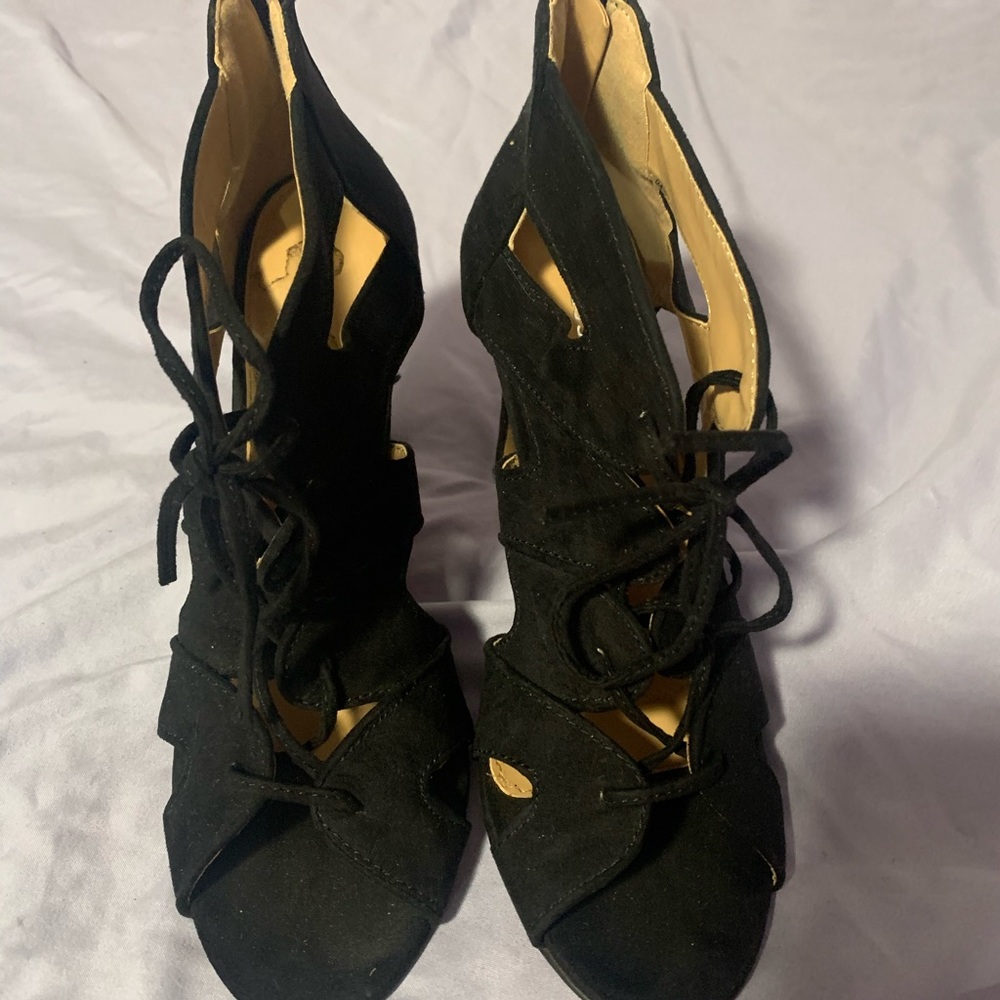 Black high heels